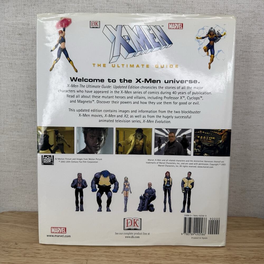 X-Men Updated Edition: The Ultimate Guide - Hardcover By Sanderson, Peter - Picture 2 of 2